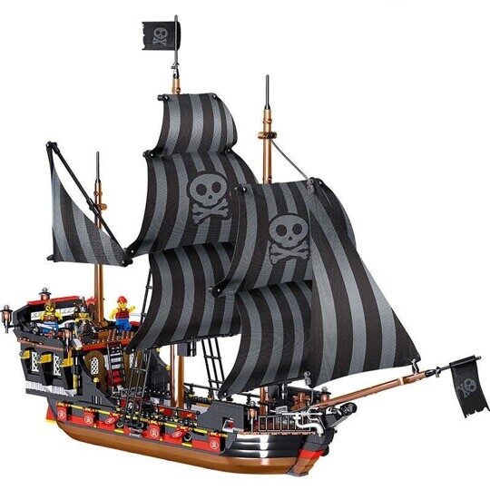 Конструктор Чёрная жемчужина корабль, 968 дет., 982003, Пираты